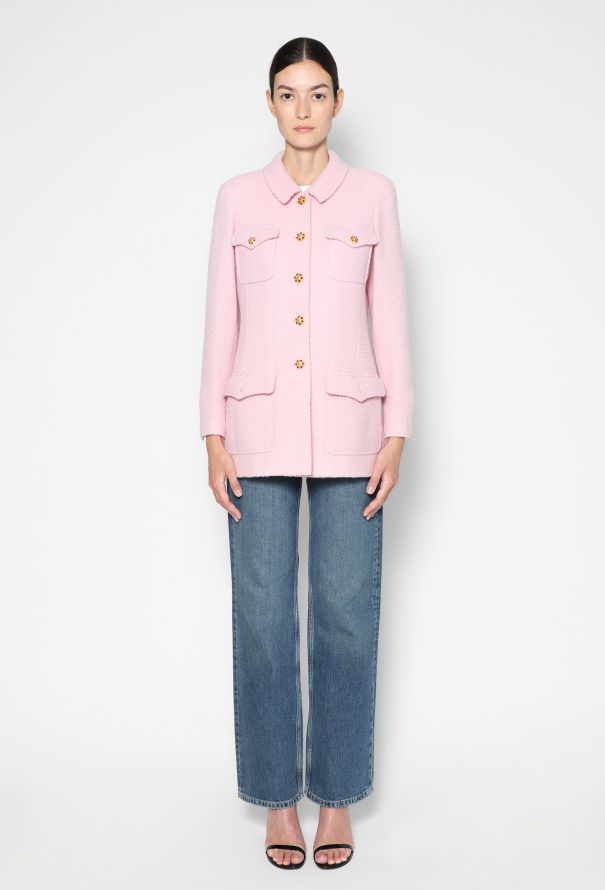Chanel COLLECTOR F/W 1996 Gripoix Tweed Jacket - 3