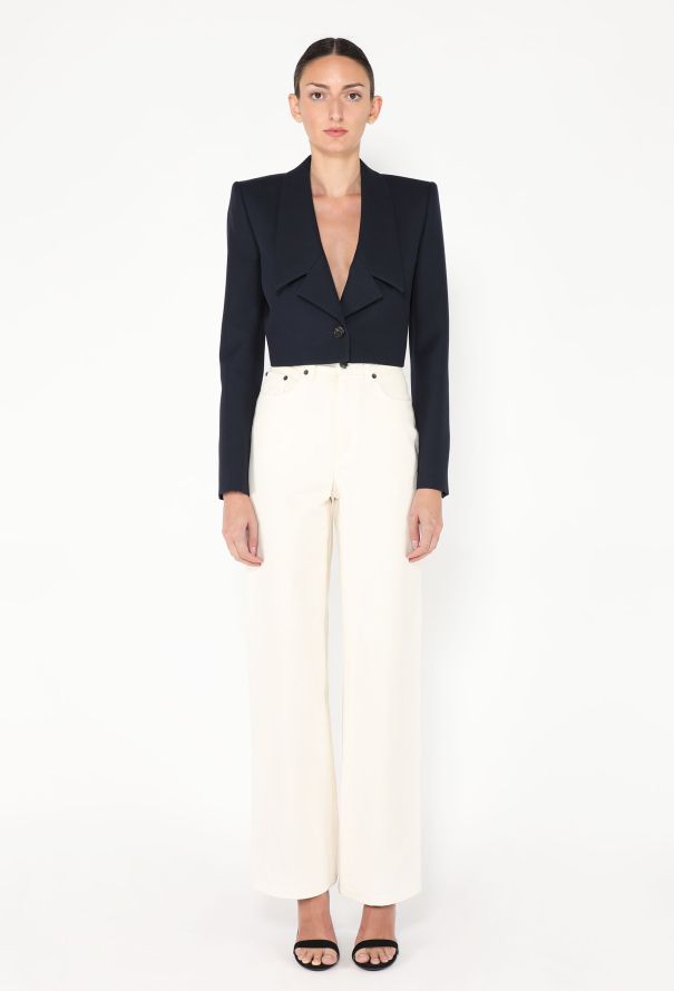 Chloé Pre-Fall 2024 Cropped Tailored Blazer - 5