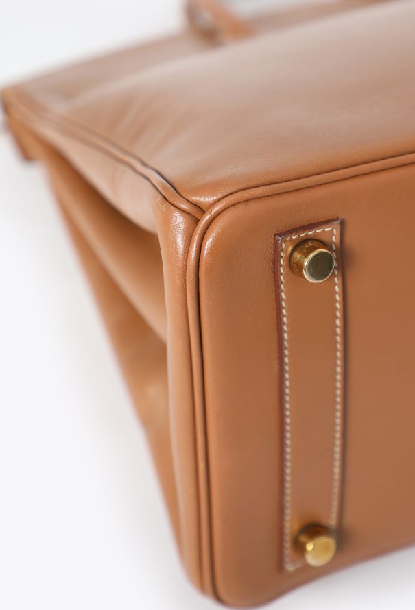 Hermès Vintage Vache Naturelle Haut à Courroies 32 - 10