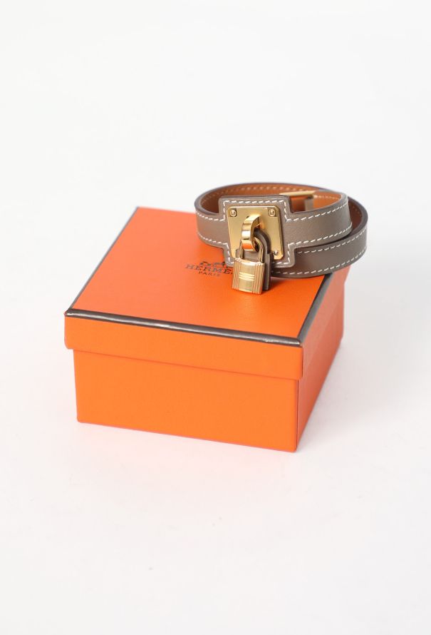 Hermès Taupe Epsom 'O'Kelly' Bracelet - 2
