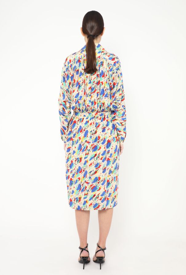 Chanel S/S 1986 ‘Coco’ Silk Dress - 7