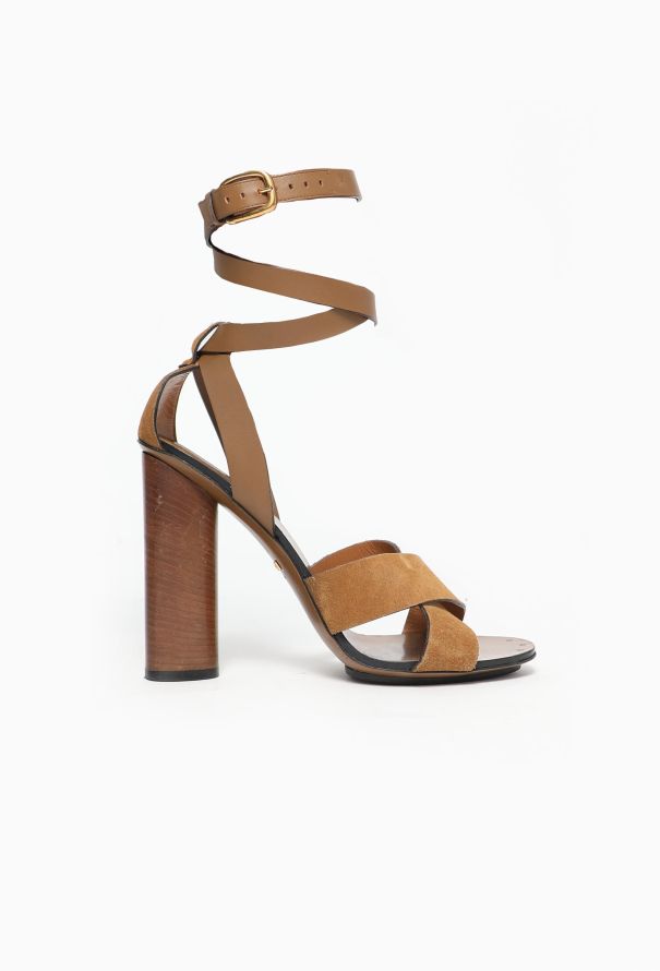 Gucci S/S 2015 Candy Suede Sandals - 1