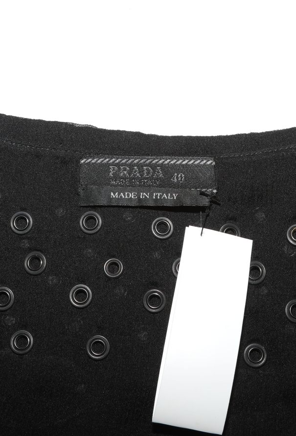 Prada Iconic S/S 2000 Lips Eyelet Skirt - 6