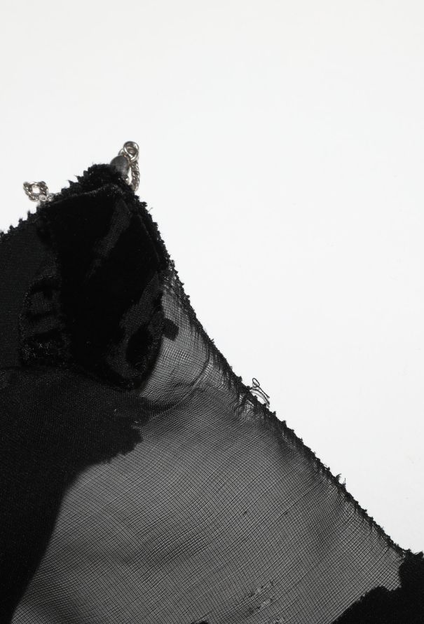 Jean Paul Gaultier Early 2000s Velvet Dévoré Camisole - 6