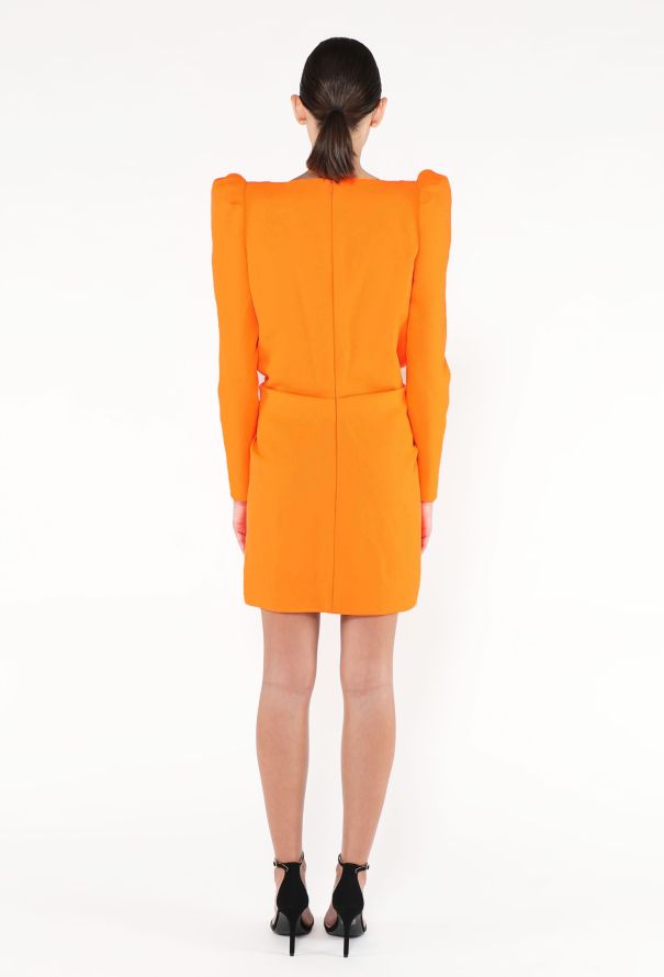 Saint Laurent F/W 2019 Sculpted Shoulder Dress - 5 Saint Laurent F/W 2019 Sculpted Shoulder Dress - 5