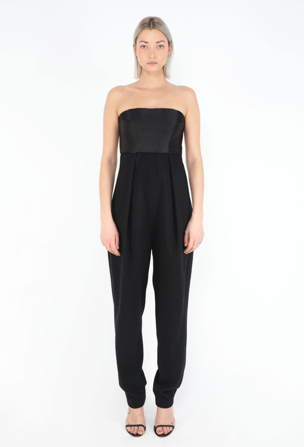 The Row F/W 2013 Cashmere Smoking Bustier Jumpsuit - 1