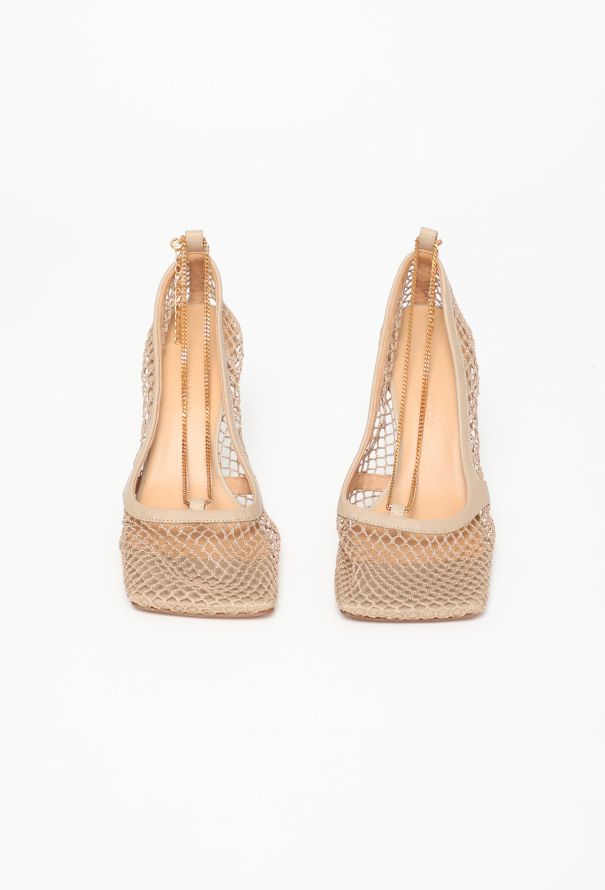Bottega Veneta Pre-Fall 2019 Embellished Net Pumps - 4