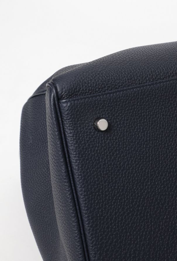 Hermès Bleu Nuit Togo Kelly Retourné 50 - 13