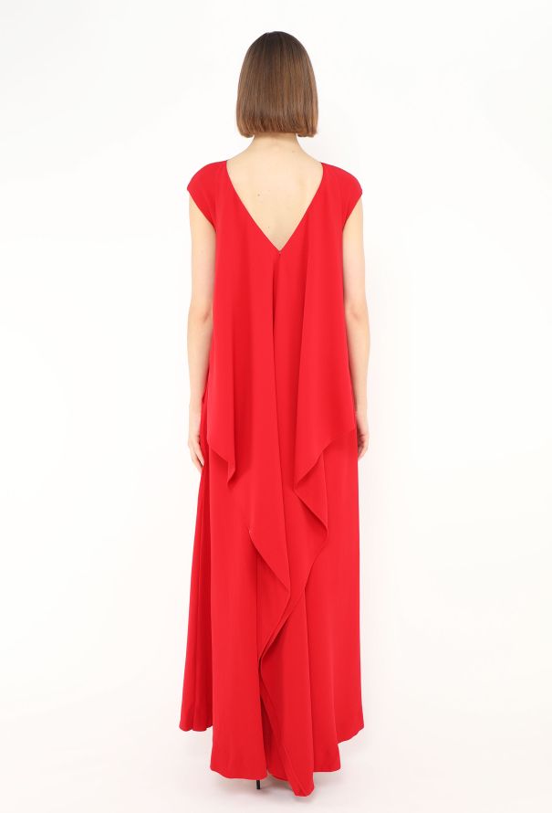 Valentino 2019 Cascading Cape Gown - 4