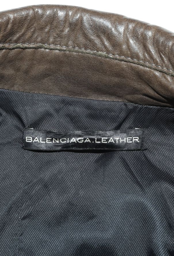 Balenciaga Lambskin Biker Jacket - 7