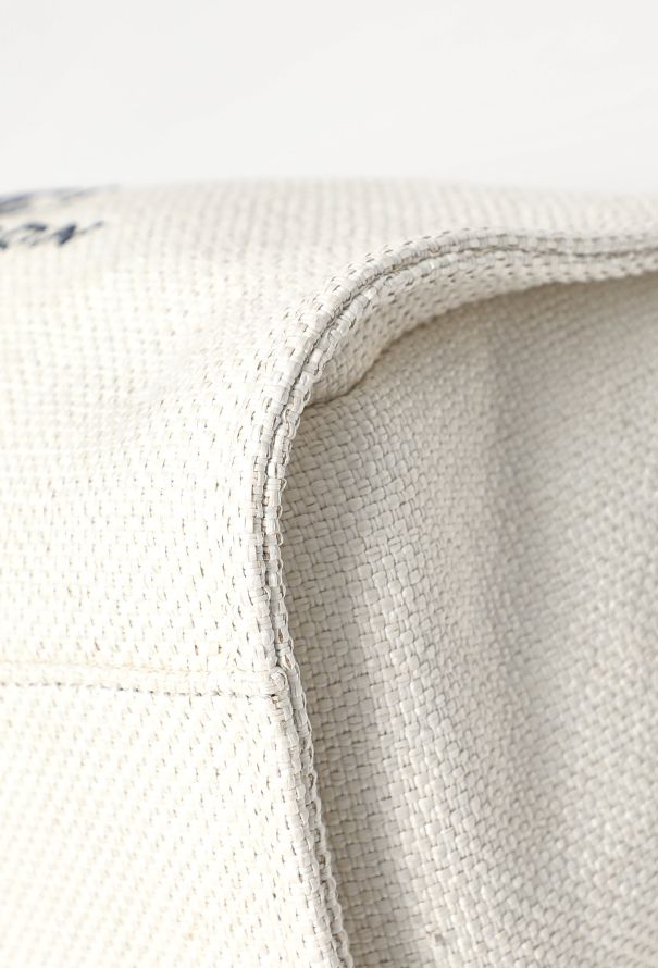 Chanel Canvas Medium Deauville Tote Bag - 10 Chanel Canvas Medium Deauville Tote Bag - 10