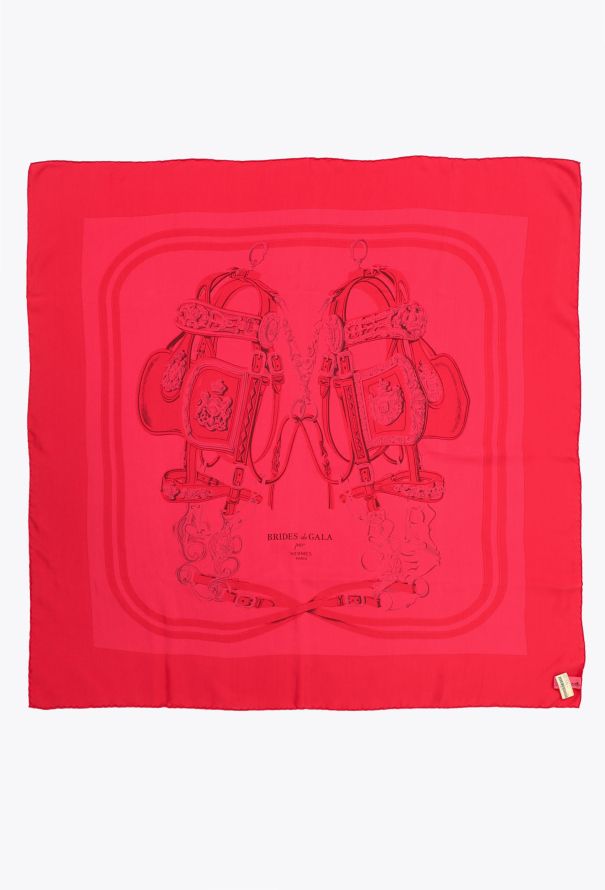 Hermès Dip Dye 'Brides de Gala' 90cm Silk Carré - 1