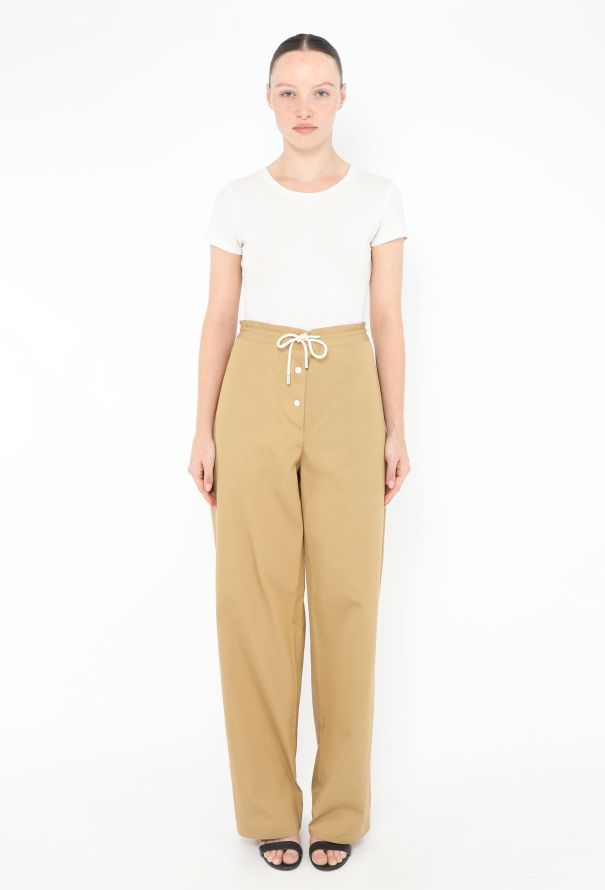 The Row F/W 2024 Poplin Bonnette Trousers - 1 The Row F/W 2024 Poplin Bonnette Trousers - 1
