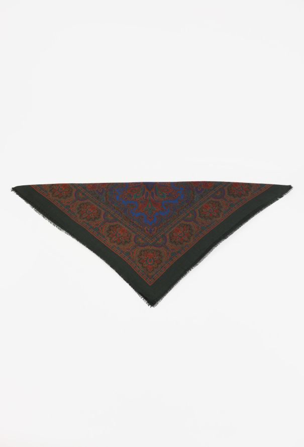 Saint Laurent Vintage Paisley Printed Shawl - 3