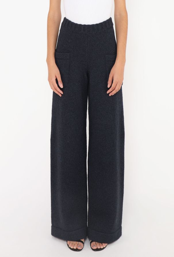 Chanel Cashmere & Wool Knit Pants - 2 Chanel Cashmere & Wool Knit Pants - 2