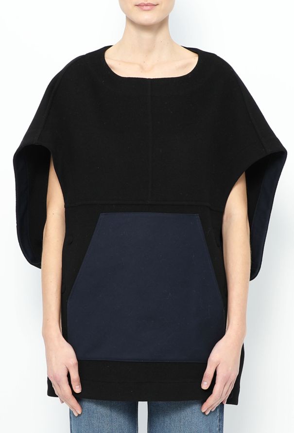 Céline 2018 Cashmere Snap Poncho - 1