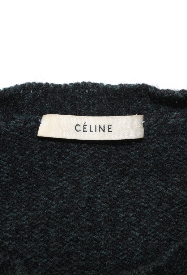 Céline Yak Ribbed Knit Sweater - 4