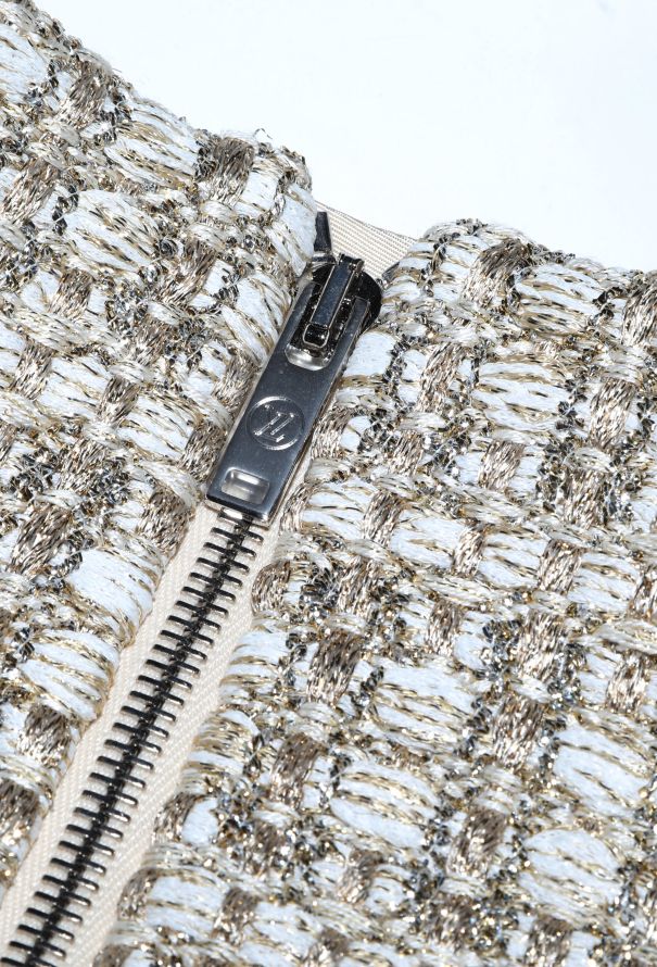 Louis Vuitton 2023 Lamé Tweed Cropped Top - 6