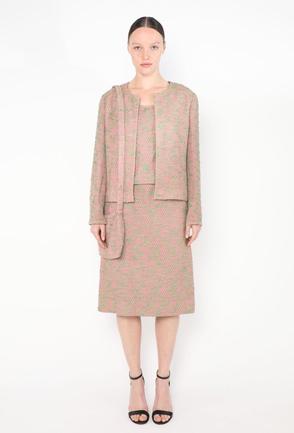 Chanel F/W 1999 Bouclé 4-piece Ensemble - 5 Chanel F/W 1999 Bouclé 4-piece Ensemble - 5