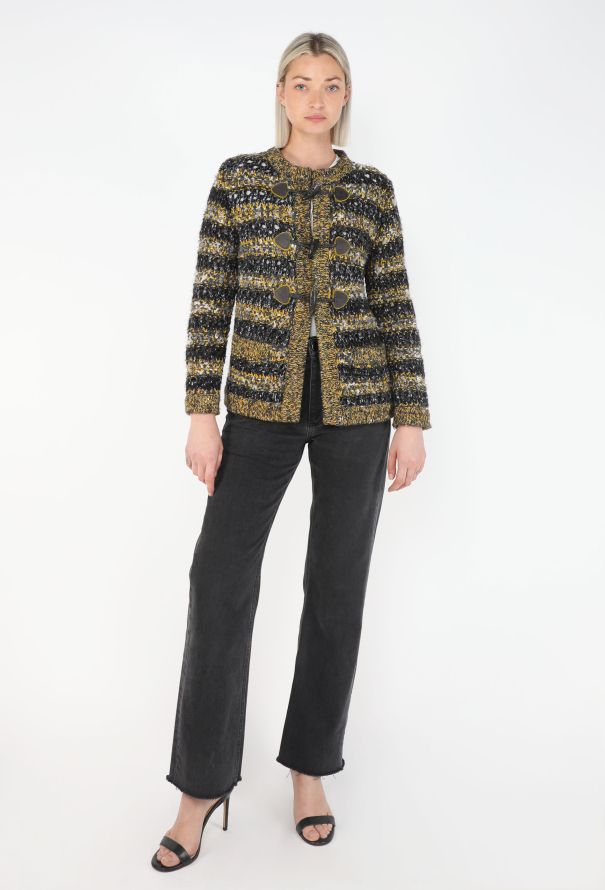 Chanel Striped Tweed Cardigan, 2017 - 6