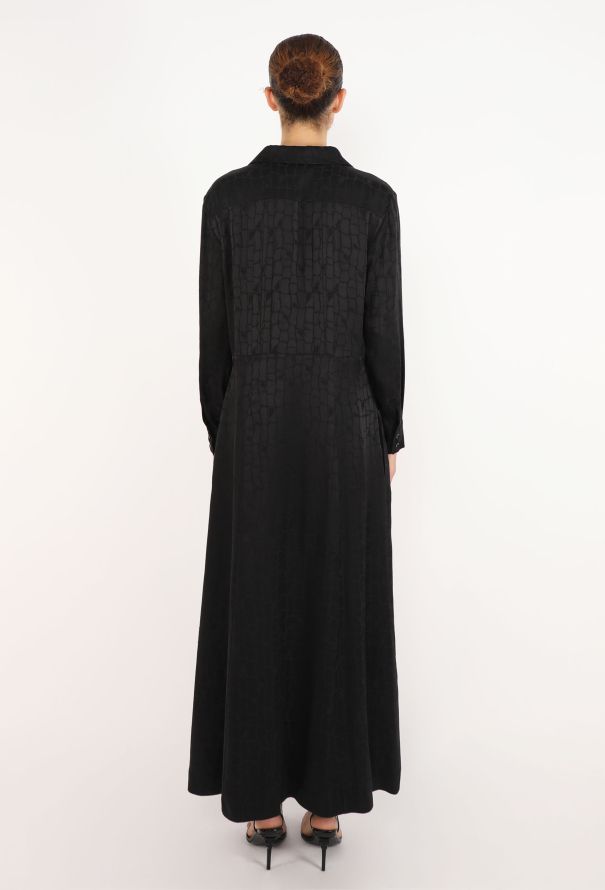 Céline Croco Jacquard Silk Dress, 2019 - 5