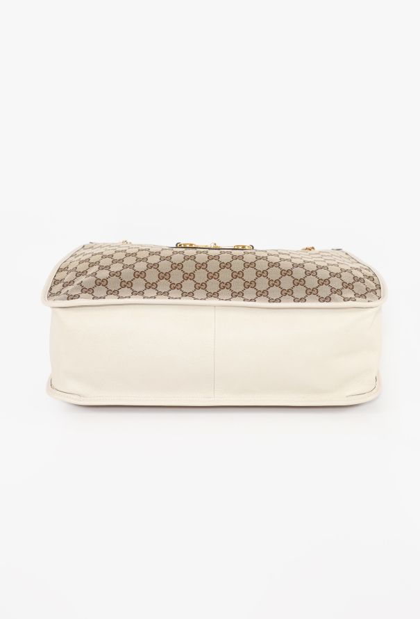 Gucci 2020 Monogram Toile Horsebit 1955 Tote - 6