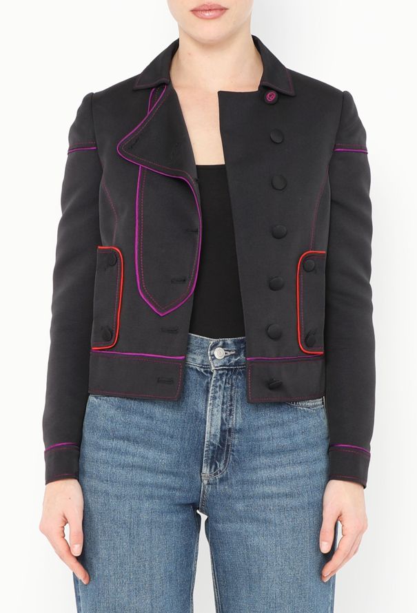 Gucci S/S 2007 Silk Piped Jacket - 5