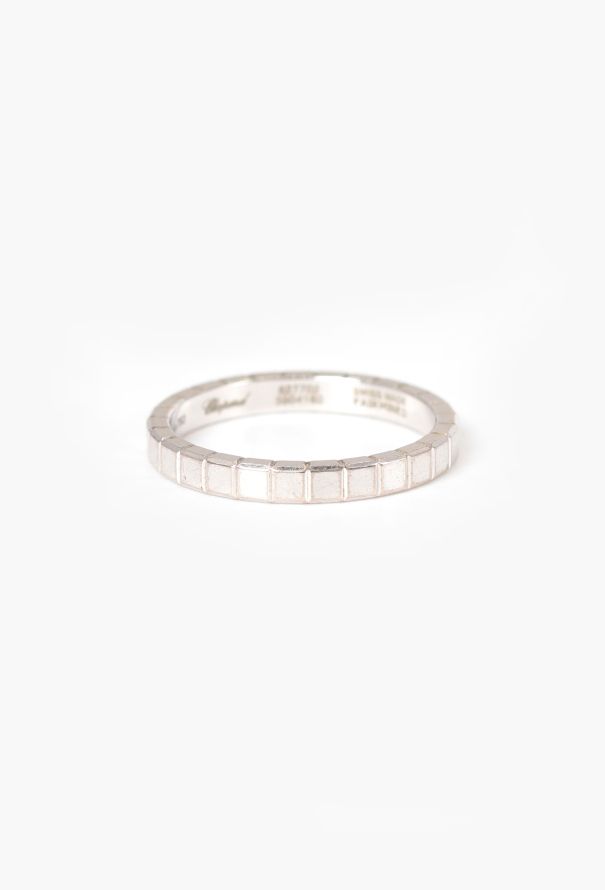 Chopard 18k White Gold Ice Cube Ring - 5 Chopard 18k White Gold Ice Cube Ring - 5