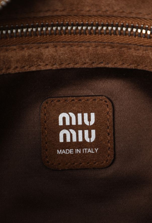 Miu Miu Utilitaire Suede Bag, S/S 2026 - 13