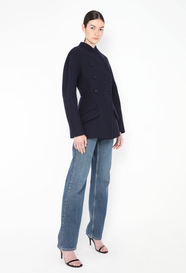 Proenza Schouler 2019 Felted Hourglass Peacoat - 3