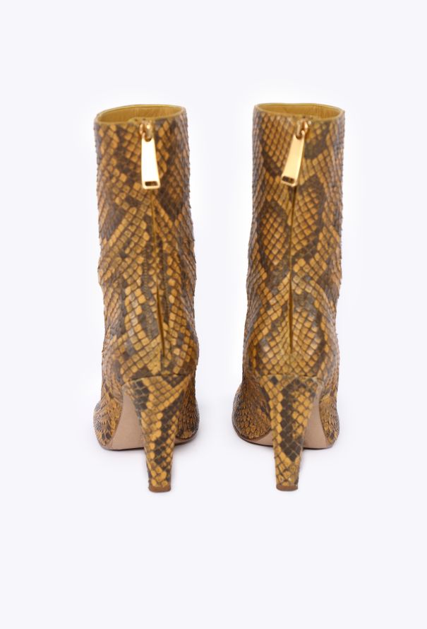 Bottega Veneta Python Leather Ankle Boots, 2020 - 4