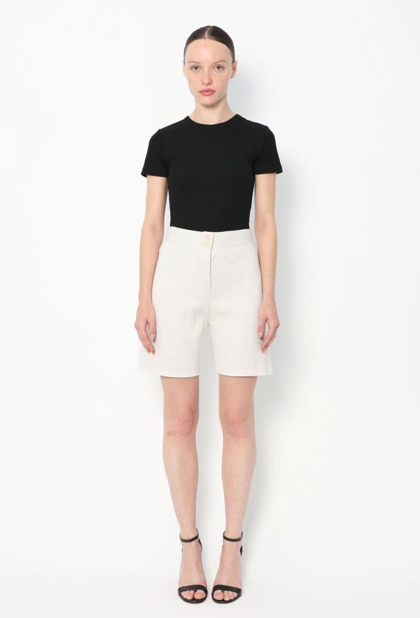 Chloé 2014 Heathered Track Shorts - 1