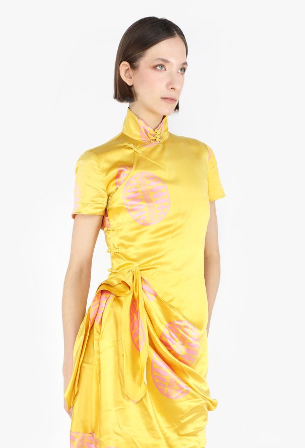 Miu Miu S/S 2003 Draped Qipao Dress - 1