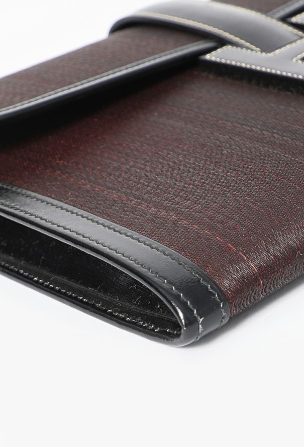 Hermès RARE Jige Crinoline & Box Leather Clutch - 9