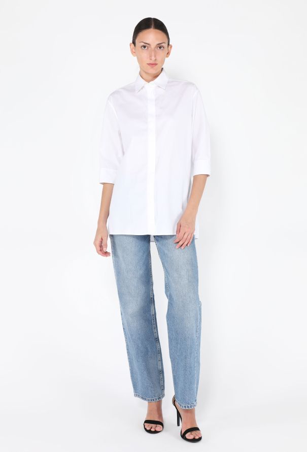 The Row Carpazi Cotton Poplin Shirt, 2024 - 4