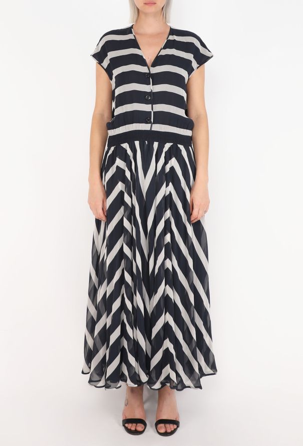 Valentino Vintage Silk Maxi Dress - 3