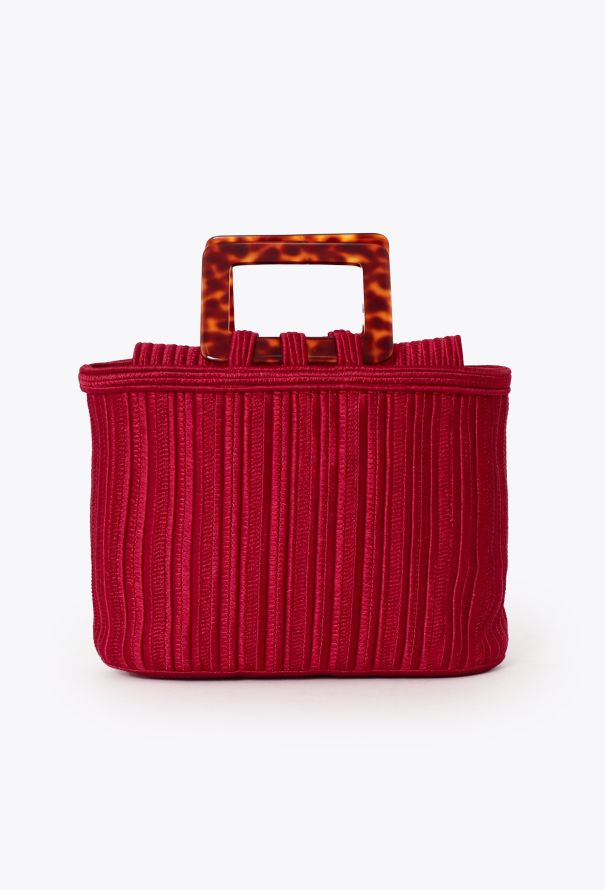 Saint Laurent '90s Red Passementerie Mini Tote Bag - 1