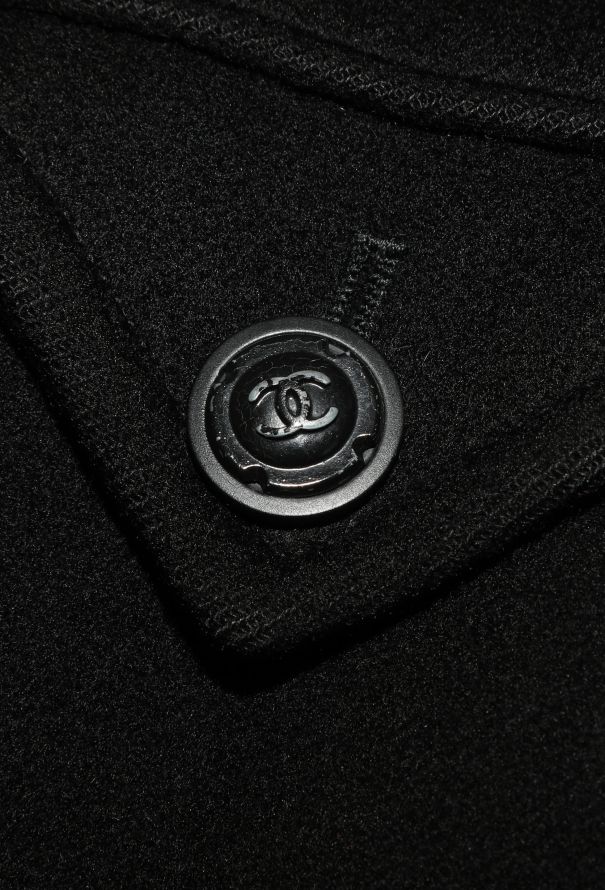 Chanel 1997 Belted Cashmere 'CC' Coat - 7