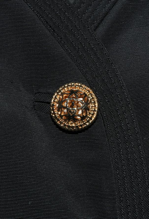 Gianni Versace Early '90s Cropped Gabardine Jacket - 7