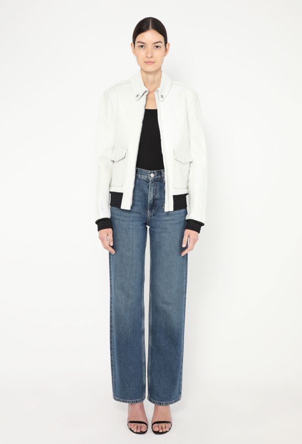 Balenciaga 2011 Leather Bomber Jacket - 2 Balenciaga 2011 Leather Bomber Jacket - 2