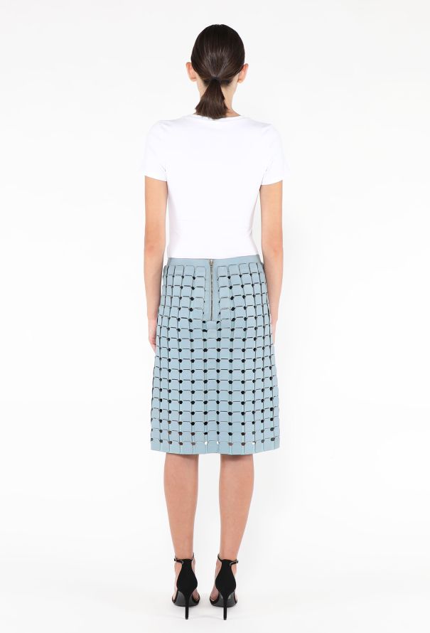 Bottega Veneta F/W 2019 Quilted Leather Skirt - 4