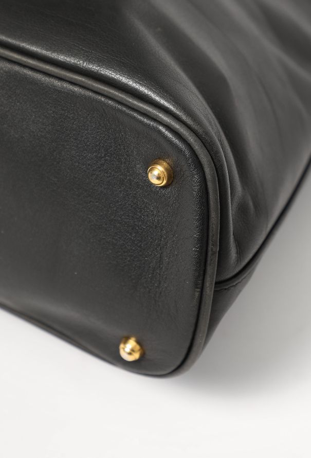 Vintage Black Bamboo Bag | Authentic & Vintage | ReSee Vintage Black Bamboo Bag | Authentic & Vintage | ReSee