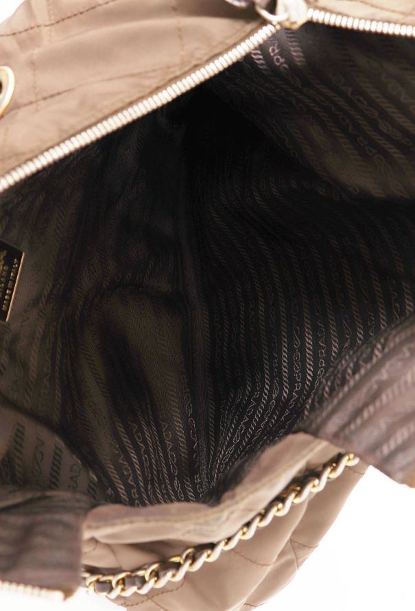 Prada 1995 Quilted Nylon Shoulder Bag - 11