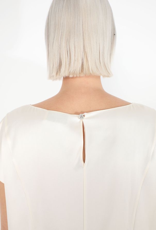 Chanel Silk Charmeuse Blouse - 4 Chanel Silk Charmeuse Blouse - 4