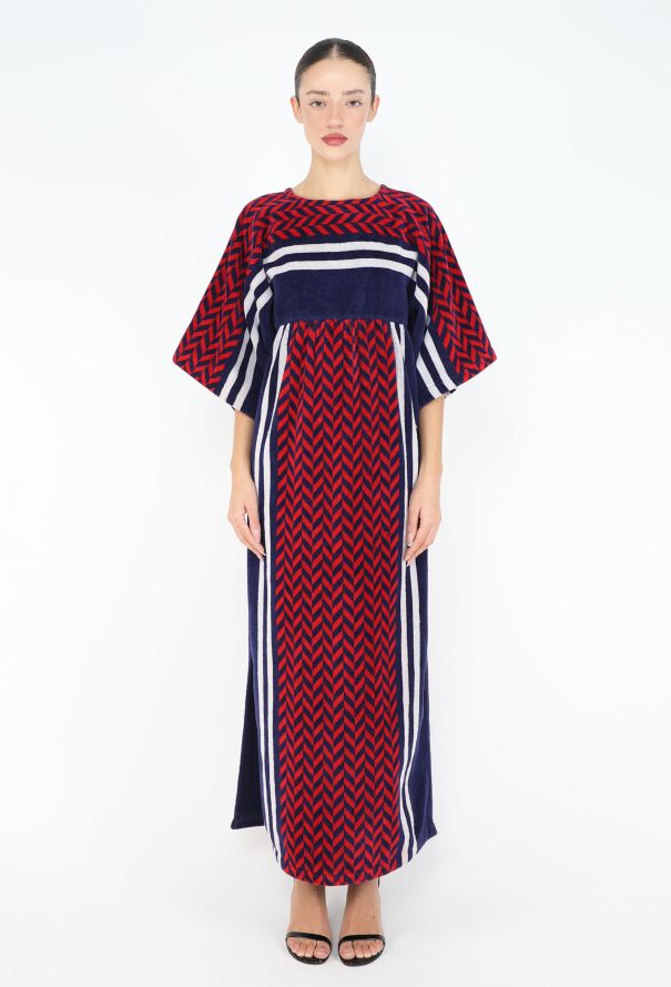 Saint Laurent COLLECTOR '70s Terrycloth Kaftan - 1