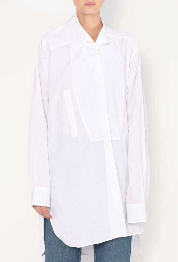 Loewe 2023 Asymmetrical Poplin Tunic - 2 Loewe 2023 Asymmetrical Poplin Tunic - 2