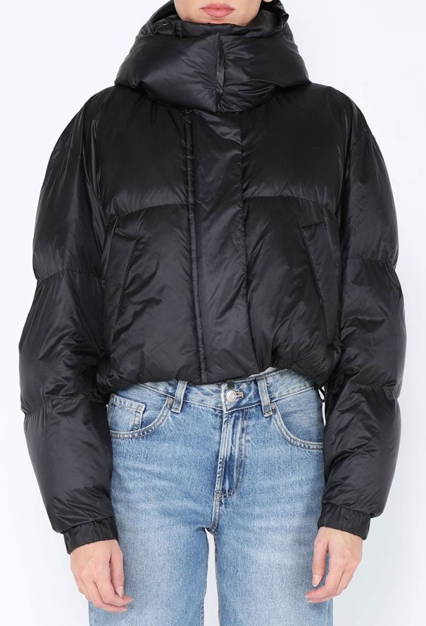 Sacai 2023 Hooded Cropped Puffer Coat - 5