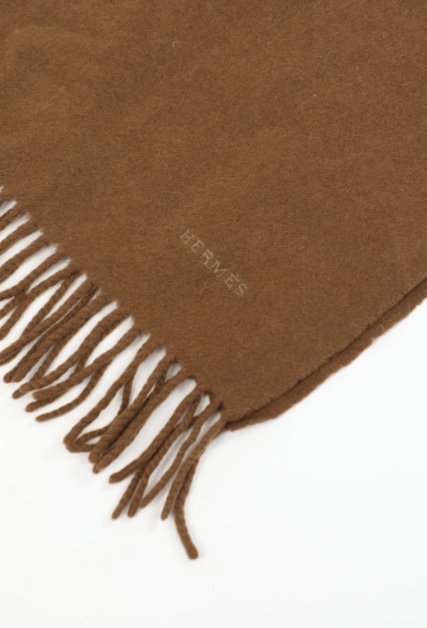 Hermès Scottish Cashmere Fringe Scarf - 4