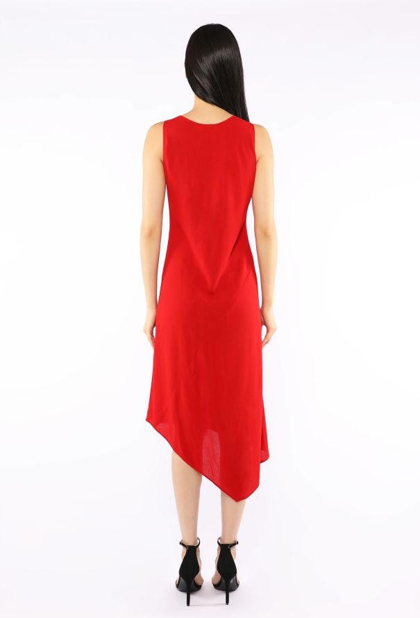 Calvin Klein Asymmetric Panel Crêpe Dress, 1997 - 4