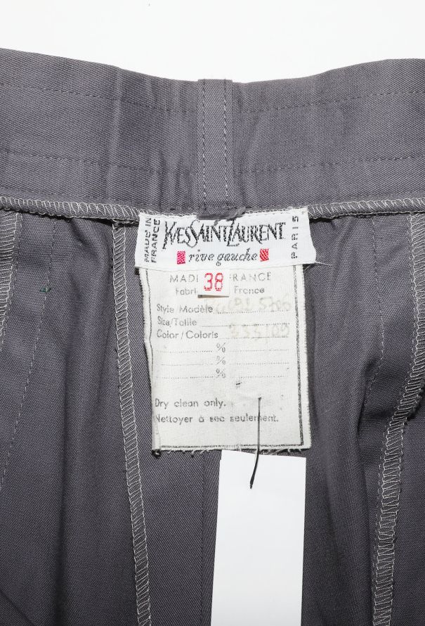 Saint Laurent Vintage High-Waisted Trousers - 5